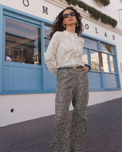 Pantalon clair - LÉOPARD