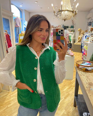 Gilet sans manches vert - TEDDY
