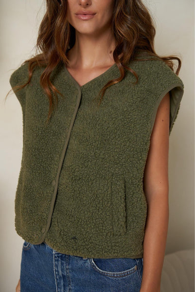 Gilet kaki - TEDDY
