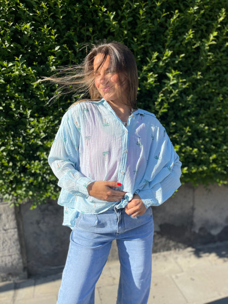 Chemise bleu - PALMIER