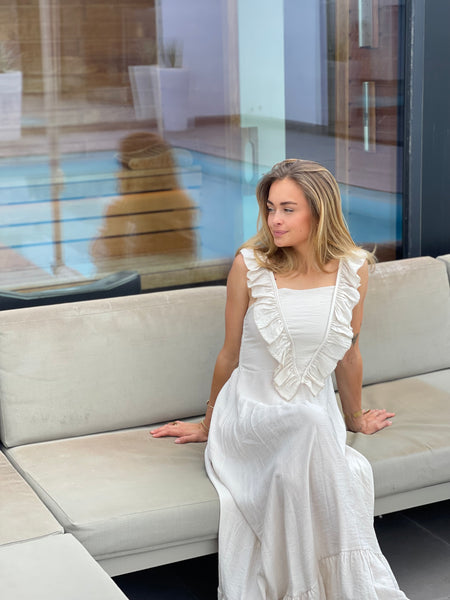 Robe beige - CAROLINE