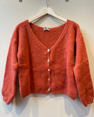 Gilet terracotta - JULIE