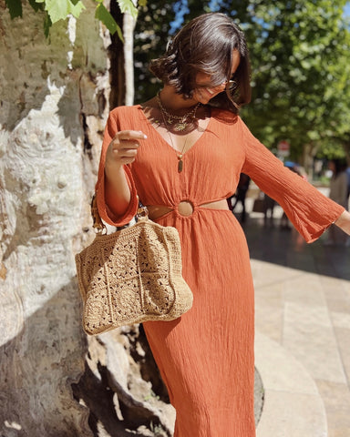 Robe terracotta -  Leslie