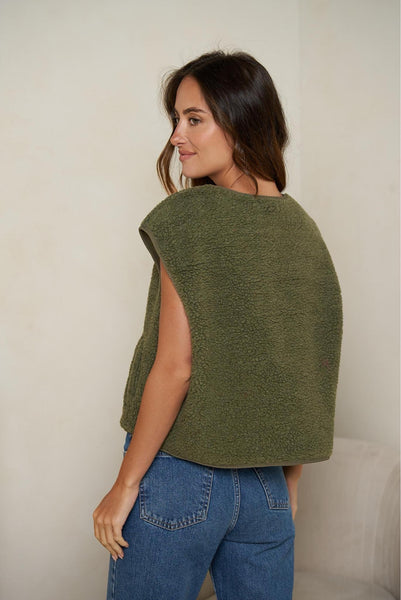 Gilet kaki - TEDDY