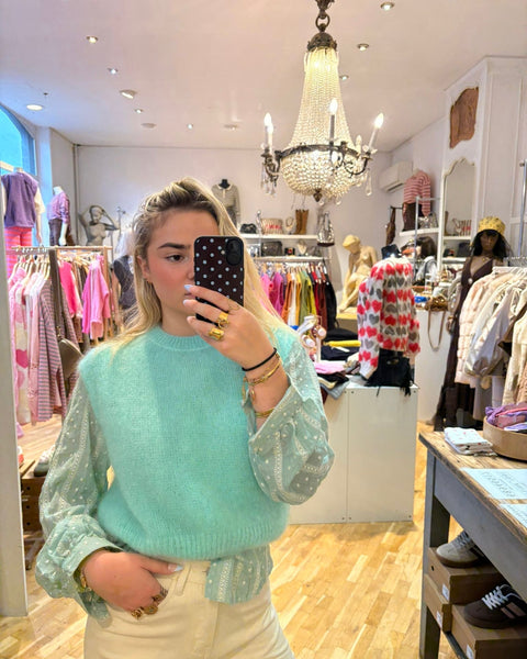 Pull vert d’eau - DADJI