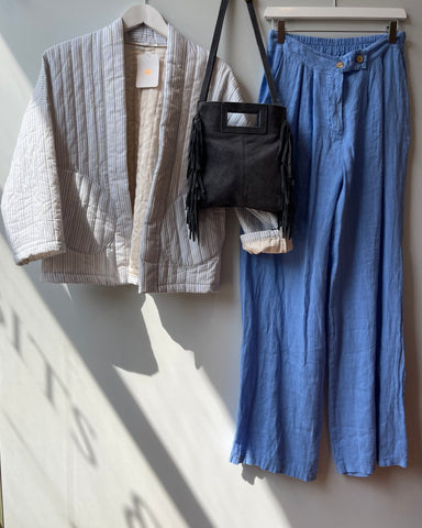 Pantalon bleu - LIN