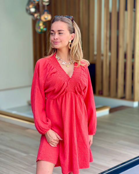 Robe corail - CASTI