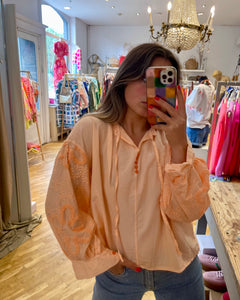 Chemisier orange - BRODÉ