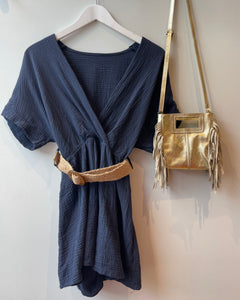 Combi short bleue - MELINIA