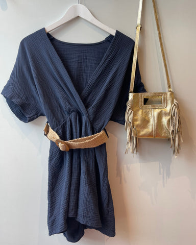 Combi short bleue - MELINIA