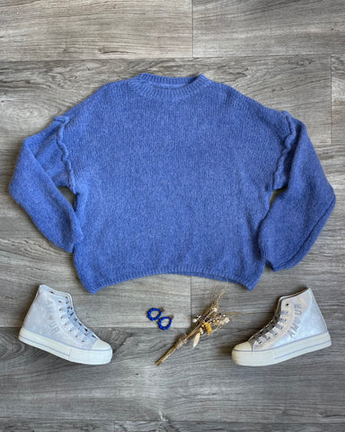 Pull bleu - FLO