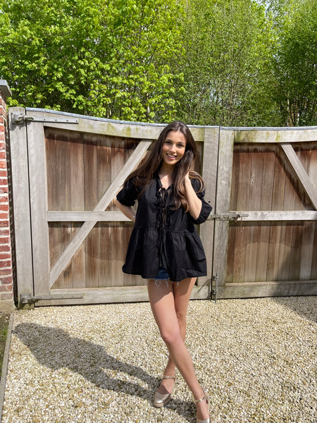 Blouse noire - NOEUDS
