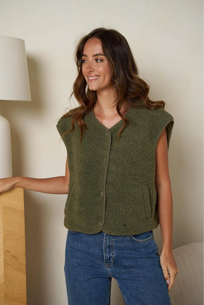 Gilet kaki - TEDDY