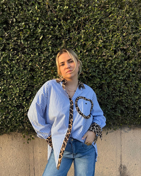 Striped Shirt - LEOPARD