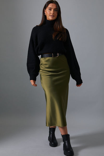Jupe olive - SASIE