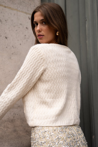 Gilet blanc - ISABELLA