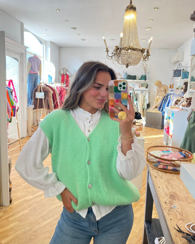 Gilet turquoise - MARTIKA