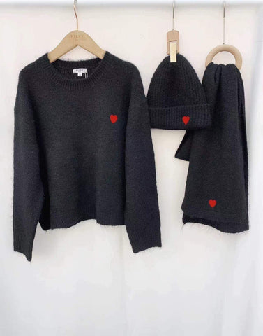 Ensemble complet gris foncé - COEUR