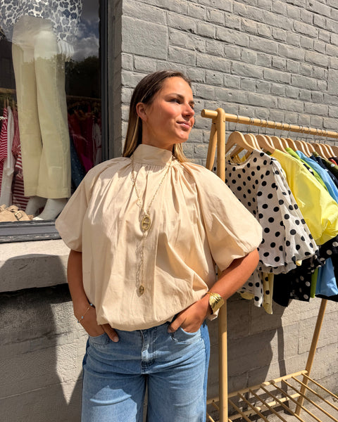 Blouse beige - ELINA
