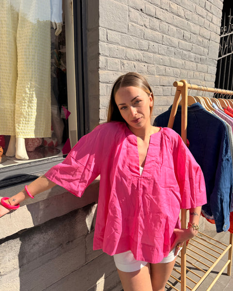 Haut rose - CHRISTINE