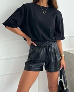 Short simili cuir - DAFNÉE