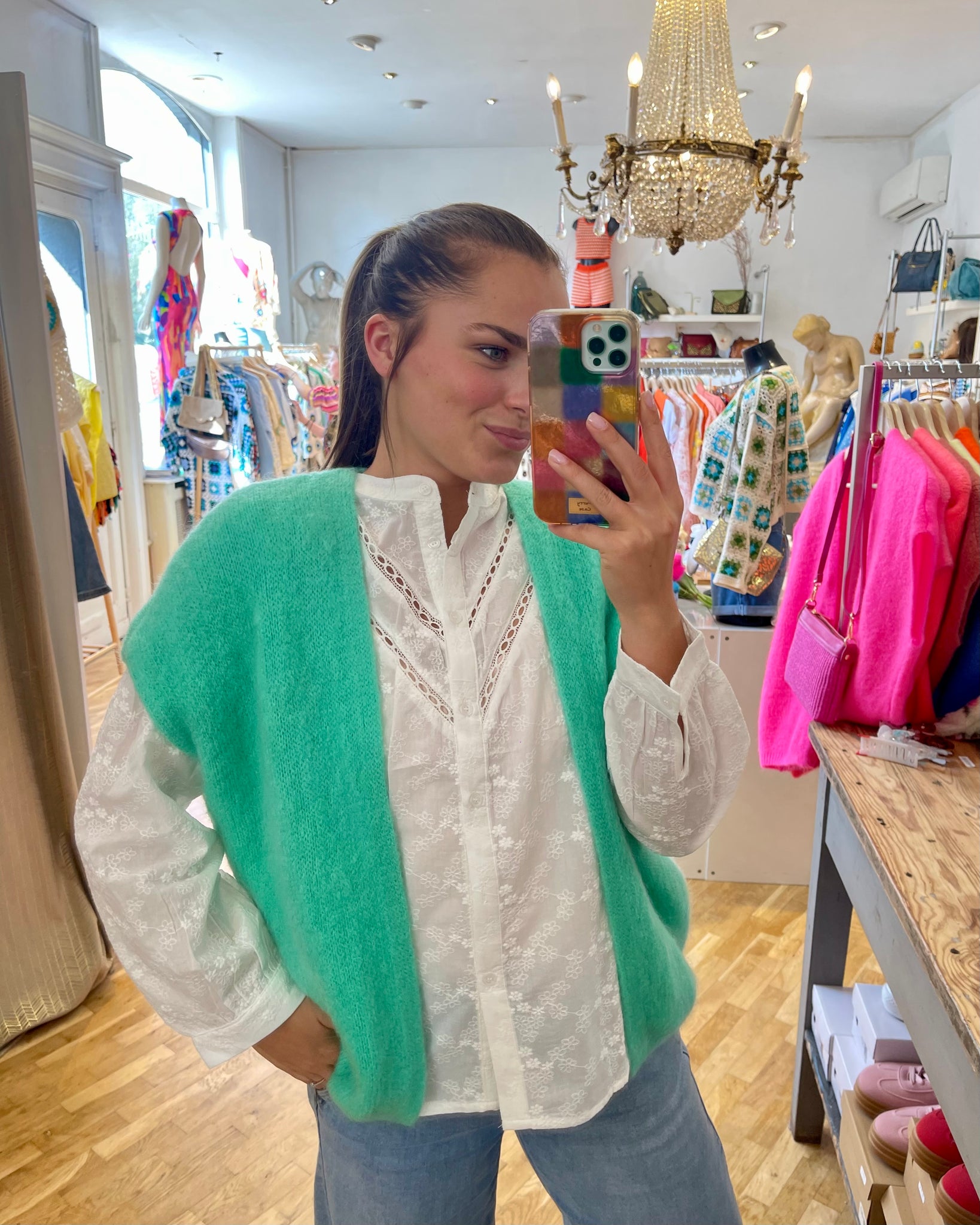 Gilet azul - CARMEN