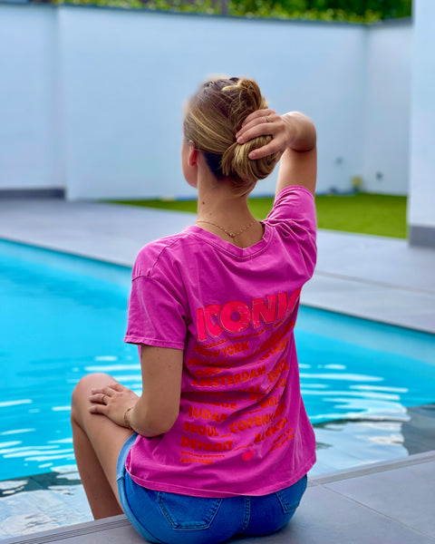 T-shirt rose - ICONIC