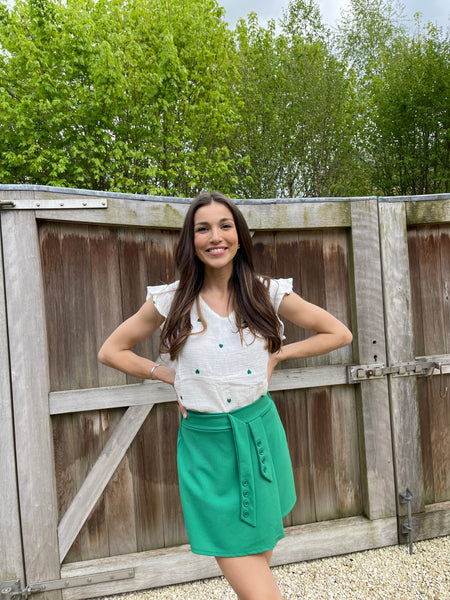 Blouse verte - COEUR