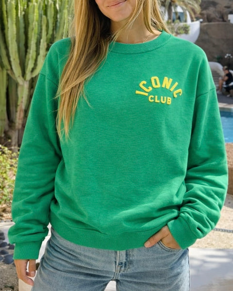 Sweat vert - ICONIC CLUB
