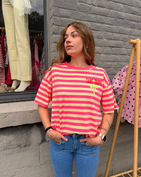 T-shirt rose - ST TROPEZ