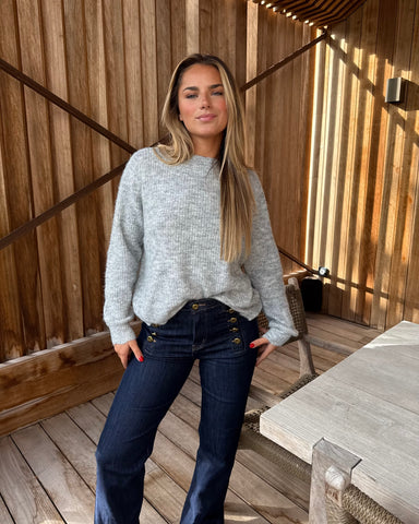 Pull gris - ANGELICA