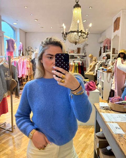 Blue sweater - DAPHNEA