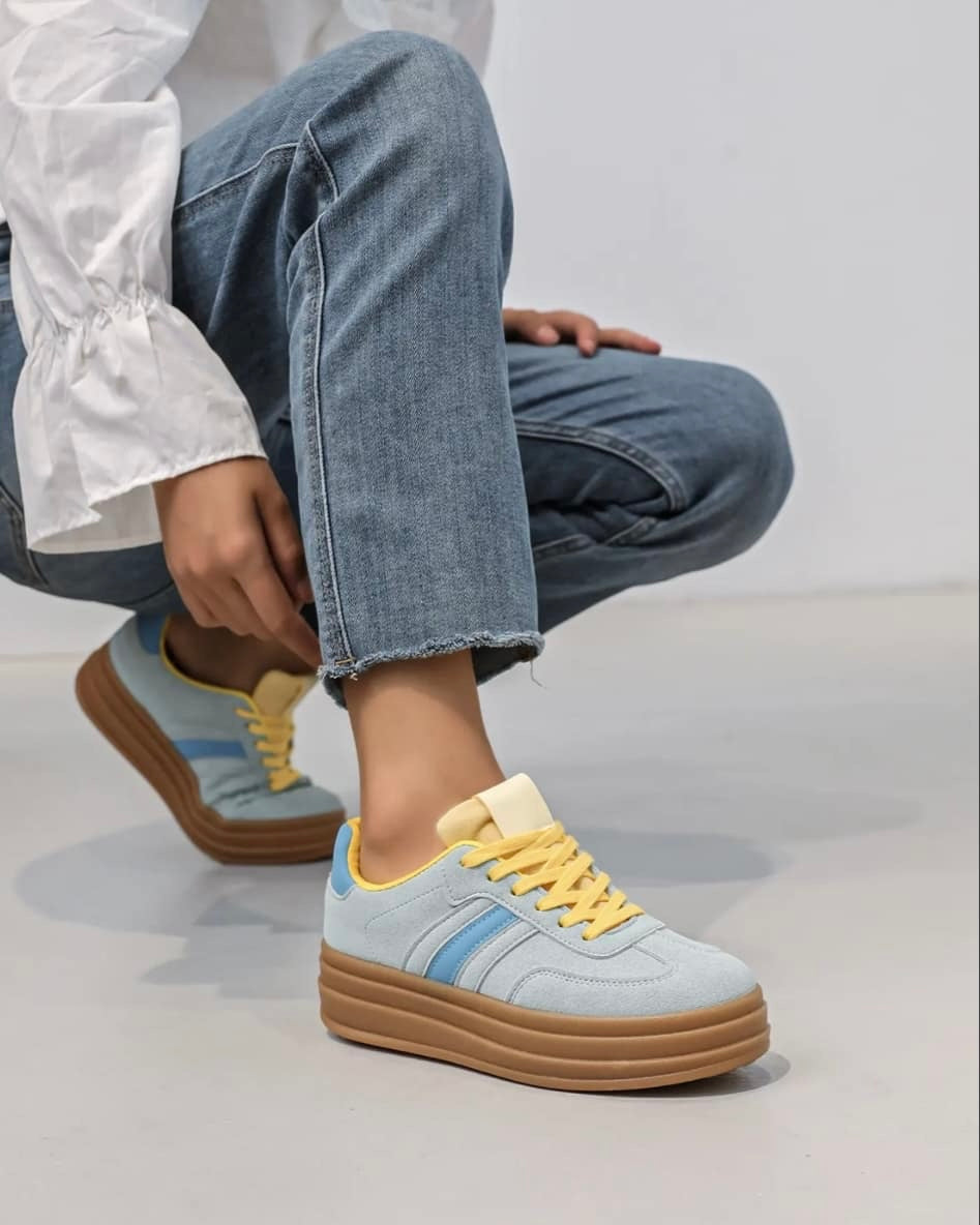 Baskets bleue - GAZELLE