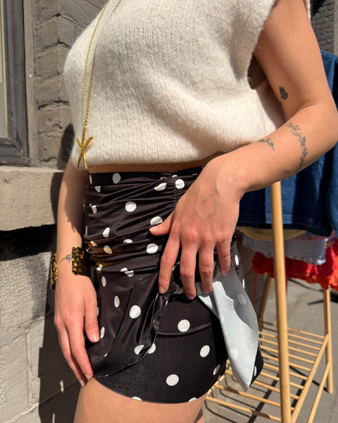 Jupe short - À POIS