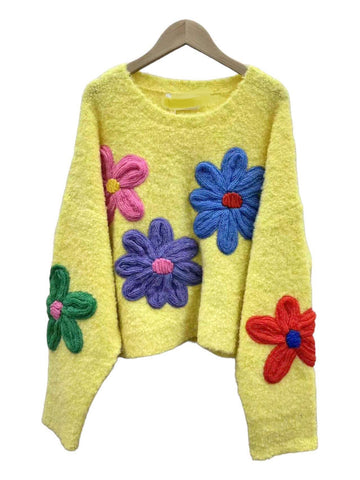 Pull jaune - FLORA