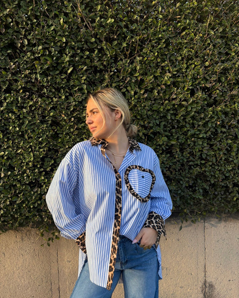 Striped Shirt - LEOPARD