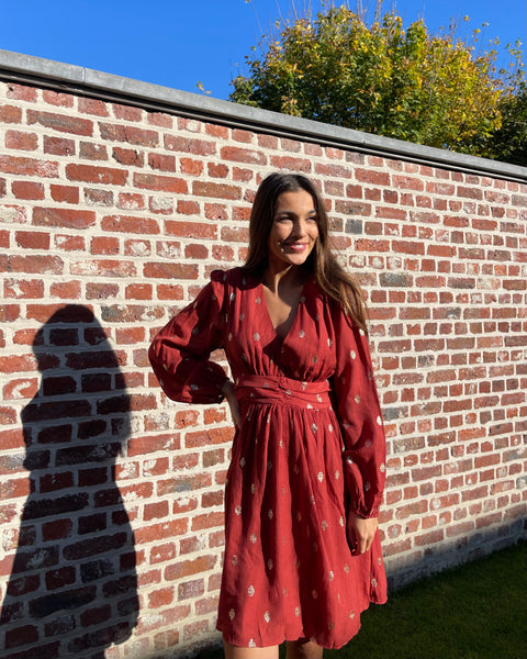 Robe terracotta - JOY