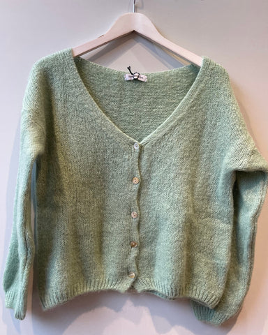 Gilet vert - JULIE