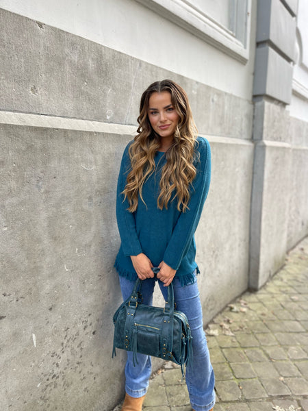 Sac bleu canard - LOLITA