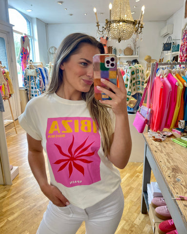 T-shirt rose - IBIZA