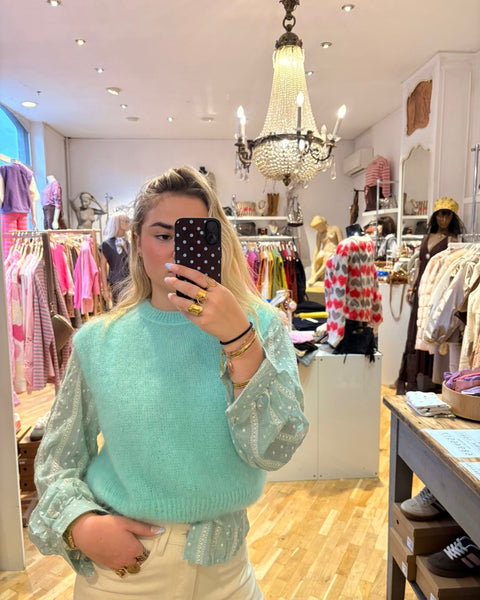 Pull vert d’eau - DADJI