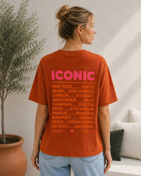 T-shirt terracotta - ICONIC