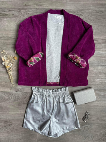 Veste prune - CHASSY