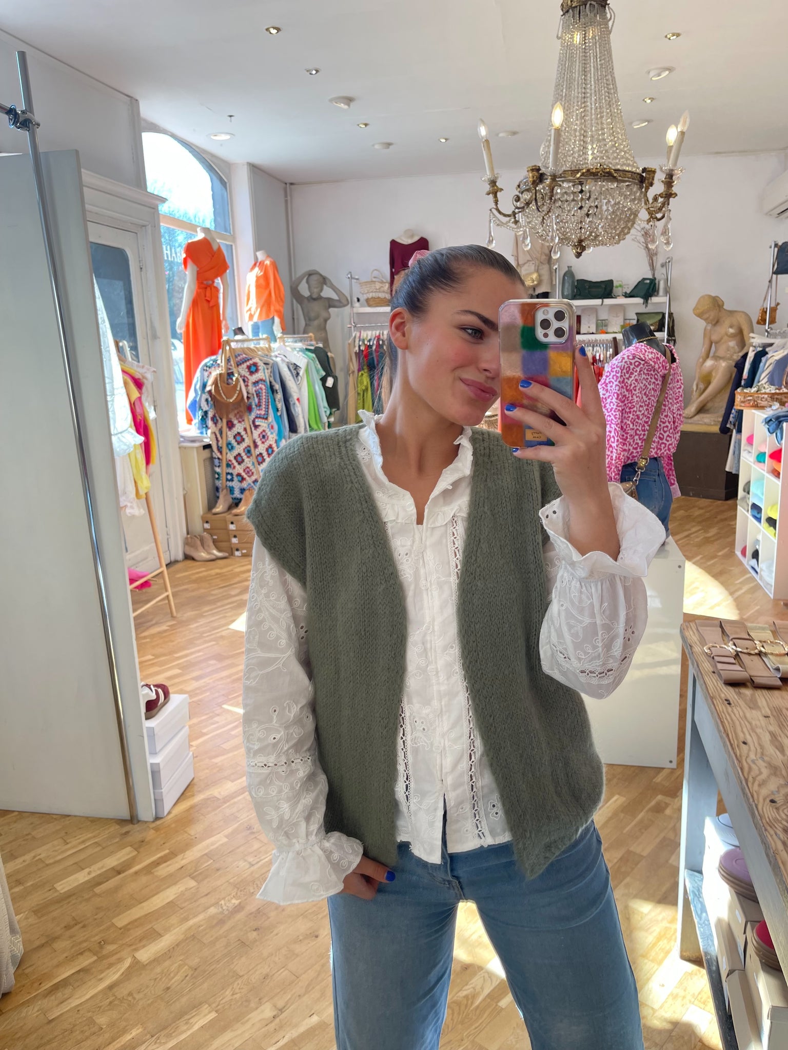 Gilet kaki - CARMEN