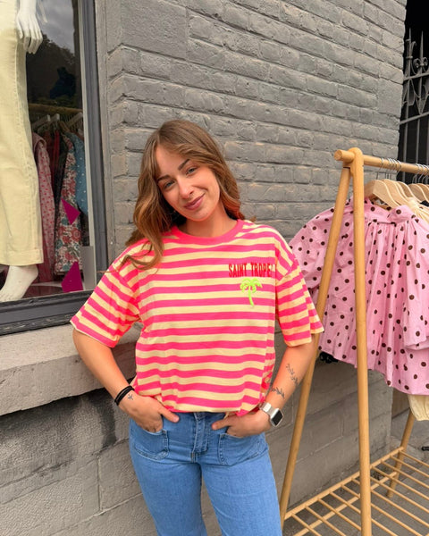 T-shirt rose - ST TROPEZ