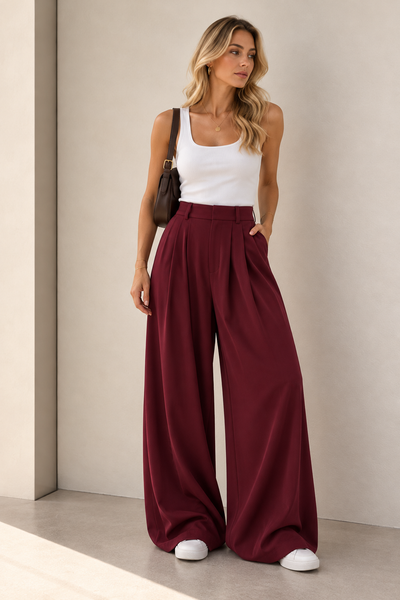 Pantalon bordeaux - CHIC