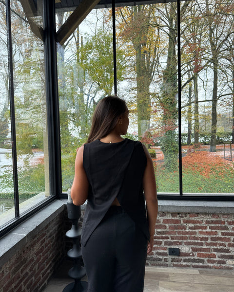 Pantalon chic noir - PAULINE