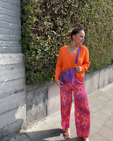 Pull orange - MATHILDE