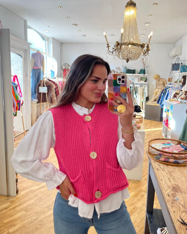Gilet rose - TESS