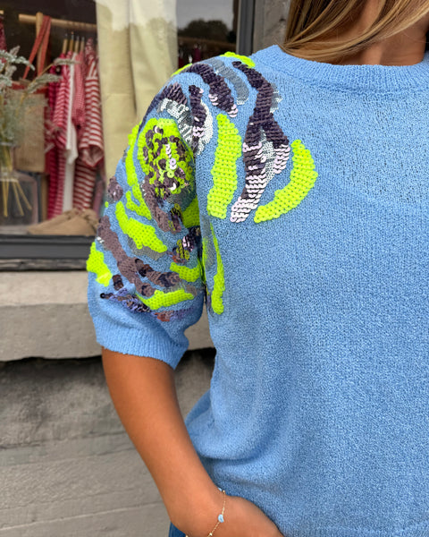 Pull bleu - SEBIA